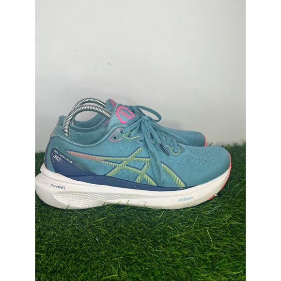 ASICS GEL-Kayano 30 Women’s Running Shoes Blue Pink Size 8.5 - Picture 3 of 9